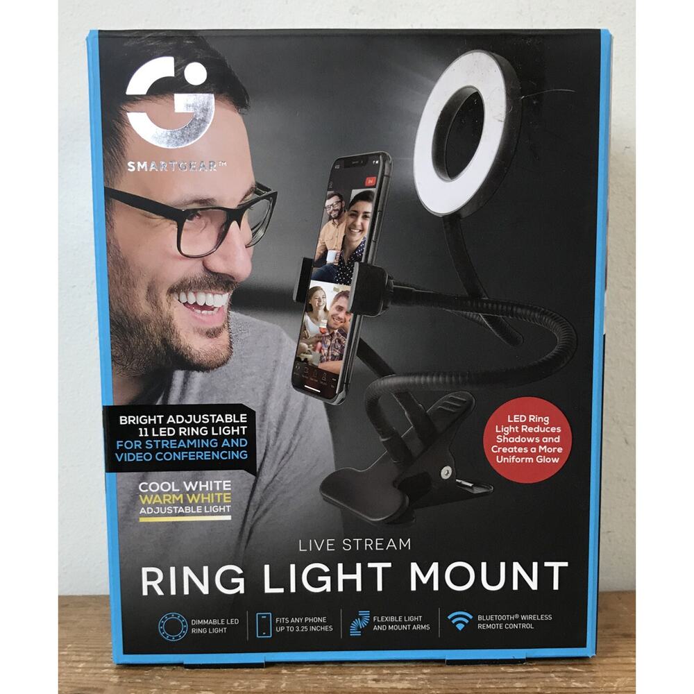 Smartgear Live Set Stream Ring Light Mount Phone Podcast Vlogging Accessory